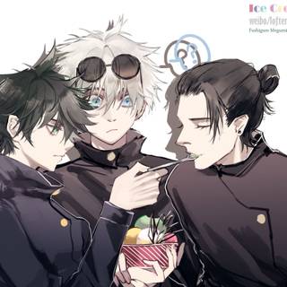 Gojo and Megumi wallpaper