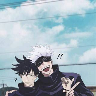 Gojo and Megumi wallpaper