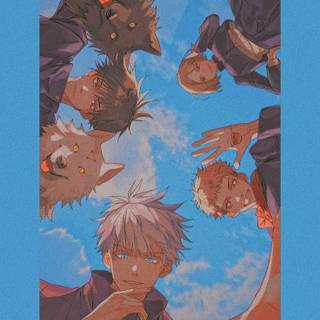 Gojo and Megumi wallpaper