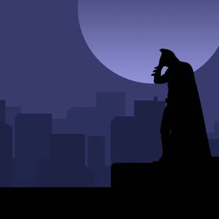 Batman silhouette wallpaper