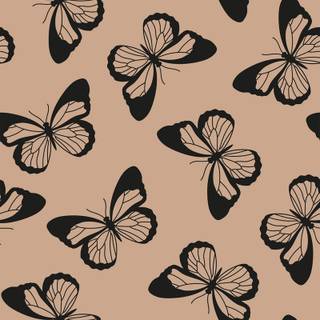 Black and beige wallpaper