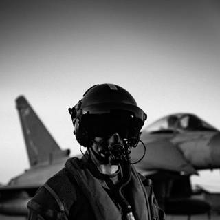 Military pilot wallpaper