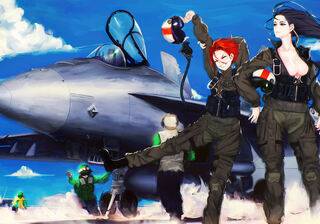 Military pilot wallpaper