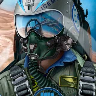 Military pilot wallpaper