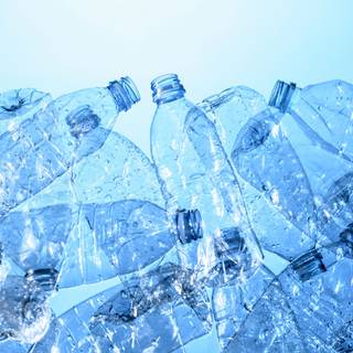 Plastic bottles wallpaper
