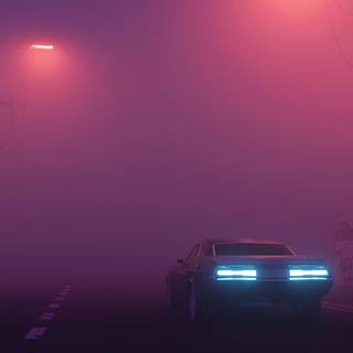 Fog light wallpaper