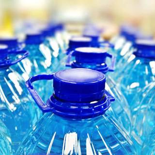Plastic bottles wallpaper