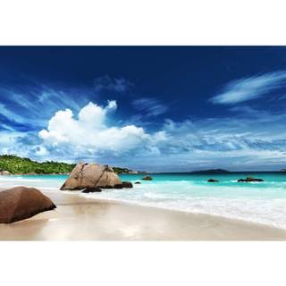 Clean summer beach wallpaper