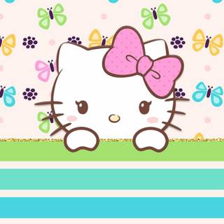 Sanrio spring iPhone wallpaper