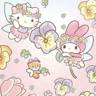 Sanrio spring phone wallpaper