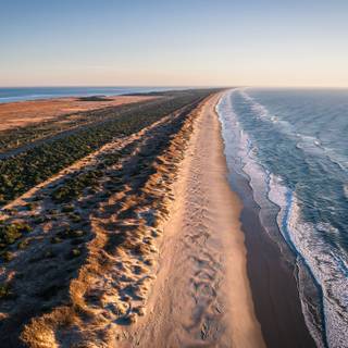 Clean summer beach wallpaper