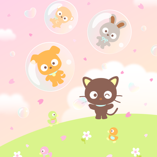 Sanrio spring iPhone wallpaper