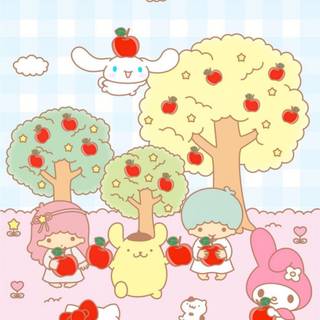 Sanrio spring phone wallpaper
