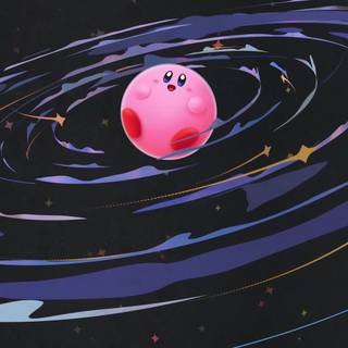 Kirby summer computer wallpaper