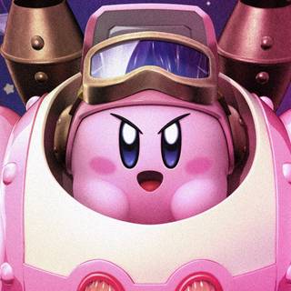 Kirby summer computer wallpaper