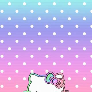 Hello Kitty rainbow wallpaper