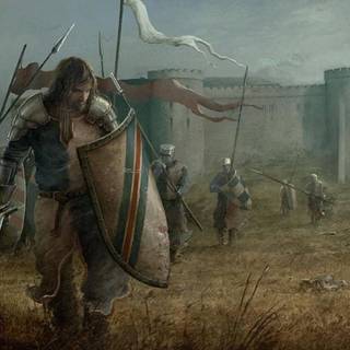 Medieval paintings wallpaper