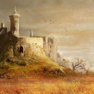 Medieval paintings wallpaper