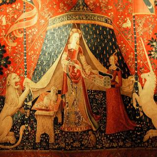 Medieval paintings wallpaper