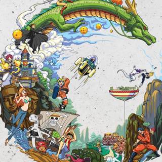Anime all in one wallpaper