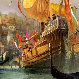 Medieval paintings wallpaper