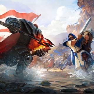 Medieval paintings wallpaper