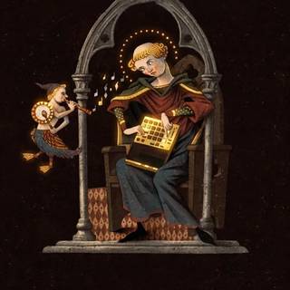 Medieval paintings wallpaper