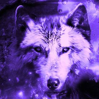 Electric violet wallpaper