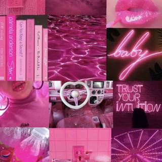 Electric violet wallpaper