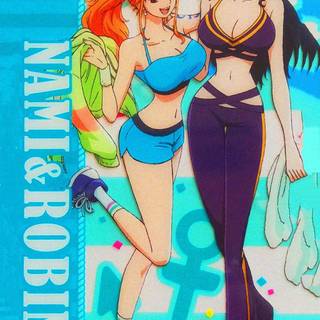 Nami and Nico Robin wallpaper
