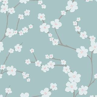 Blue Sakura wallpaper