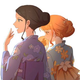 Nami and Nico Robin wallpaper