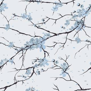 Blue Sakura wallpaper