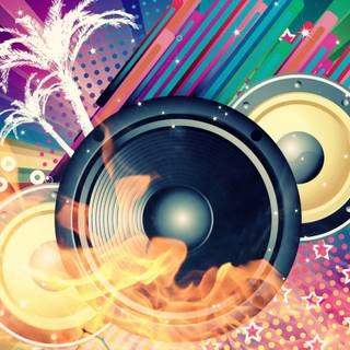 Sound buttons wallpaper