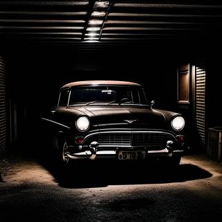 Horror car landscape wallpaper