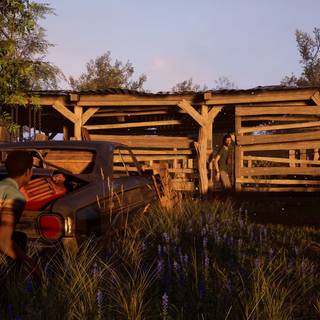 Horror car landscape wallpaper