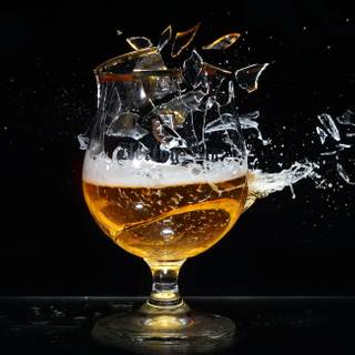 Alcohol glass wallpaper