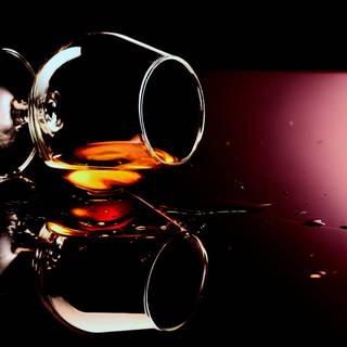 Alcohol glass wallpaper