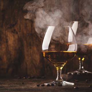 Alcohol glass wallpaper