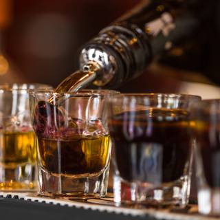 Alcohol glass wallpaper