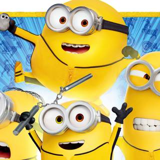 Minions playing wallpaper