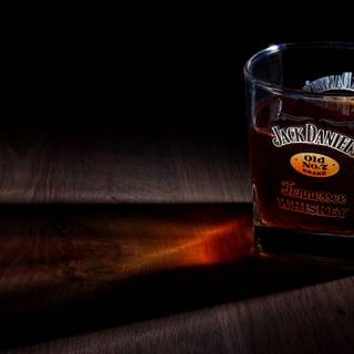 Alcohol glass wallpaper