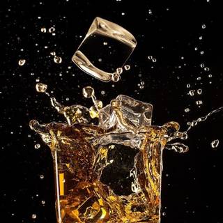 Alcohol glass wallpaper
