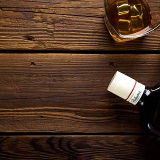 Alcohol glass wallpaper