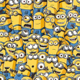 Minions playing wallpaper