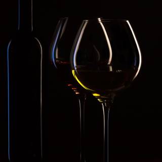 Alcohol glass wallpaper