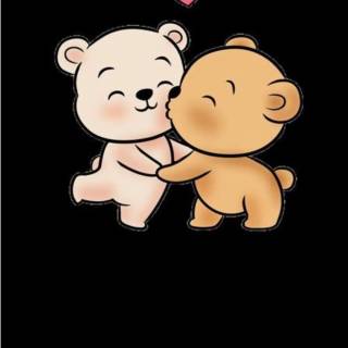 Cartoon teddy wallpaper