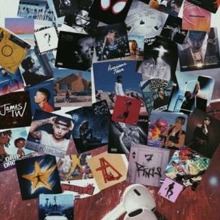 Album cover collage wallpaper