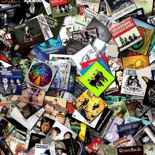 Album cover collage wallpaper