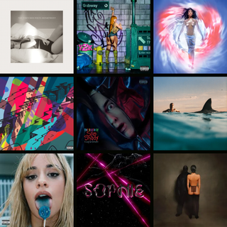 Album cover collage wallpaper